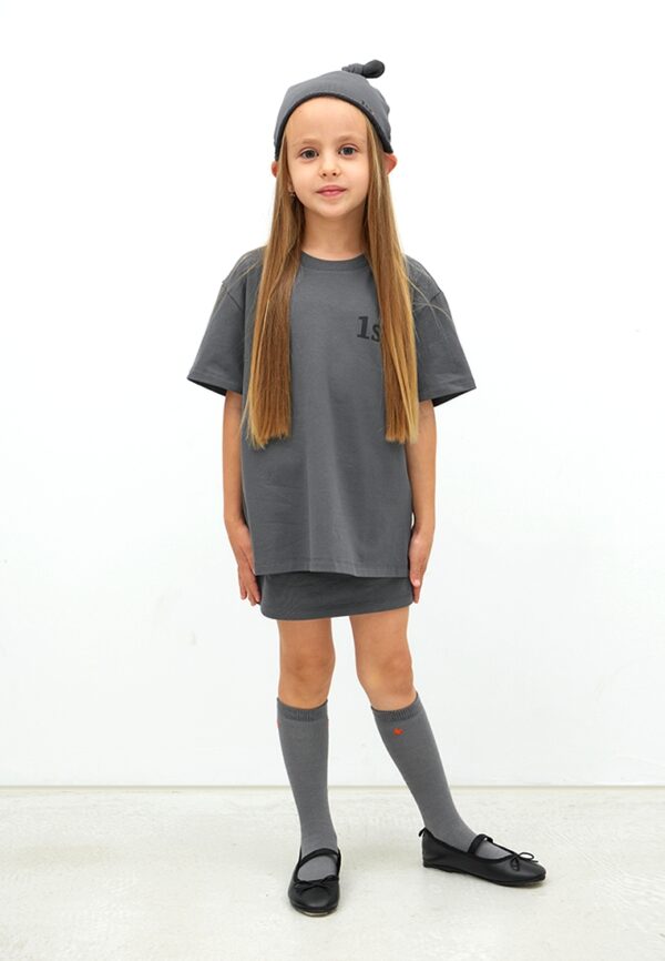 Носки. Высокие / Темно-серые