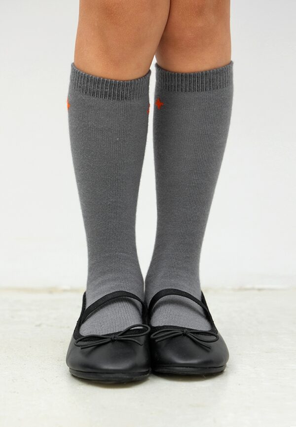 Носки. Высокие / Темно-серые