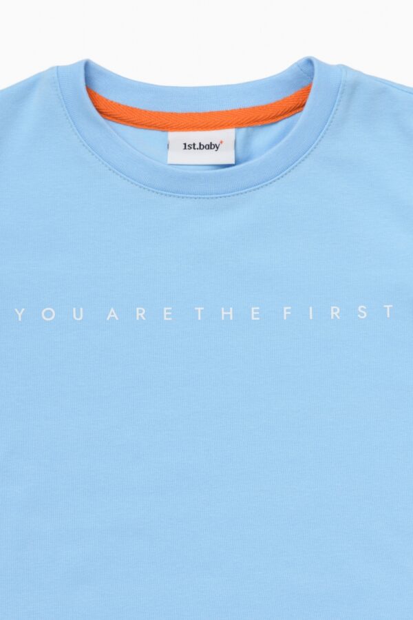 Футболка. Базовая голубая 