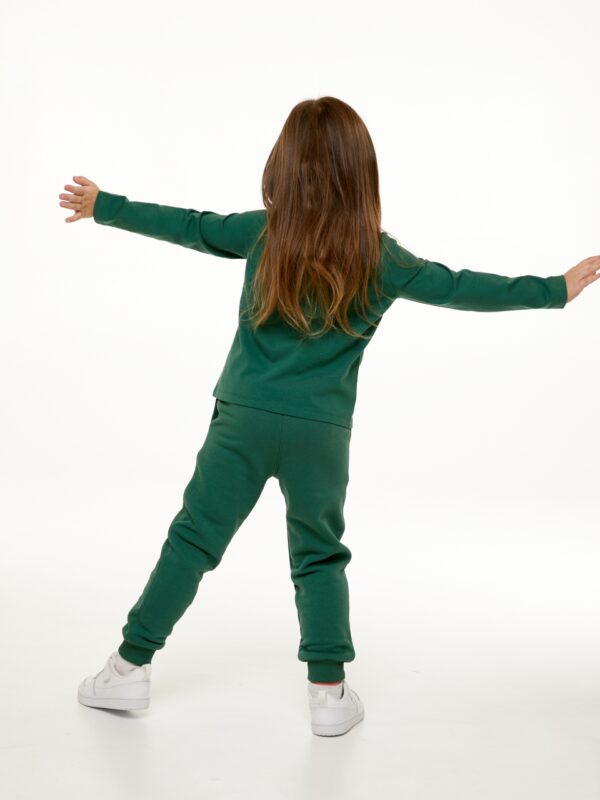 Брюки. Базовые тёмно-зелёные