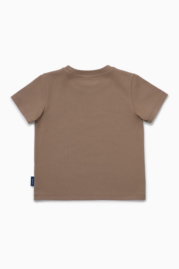 Футболка. Бежевая с динозавром 