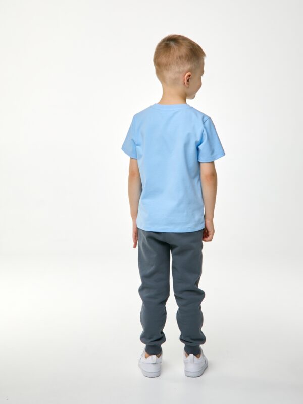 Футболка. Голубая с динозавром 