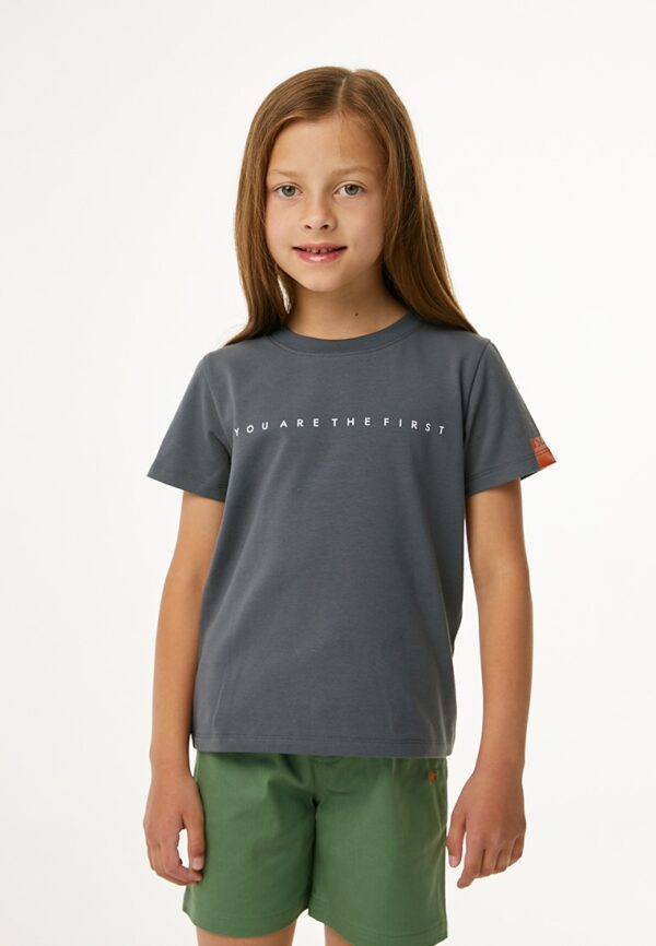 Футболка. Базовая графит 