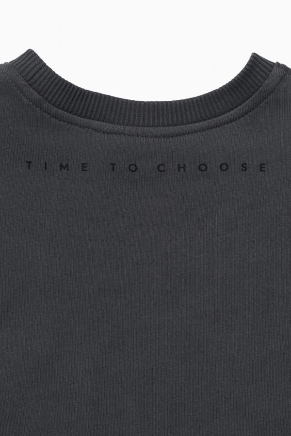 Свитшот. Укороченный графит 