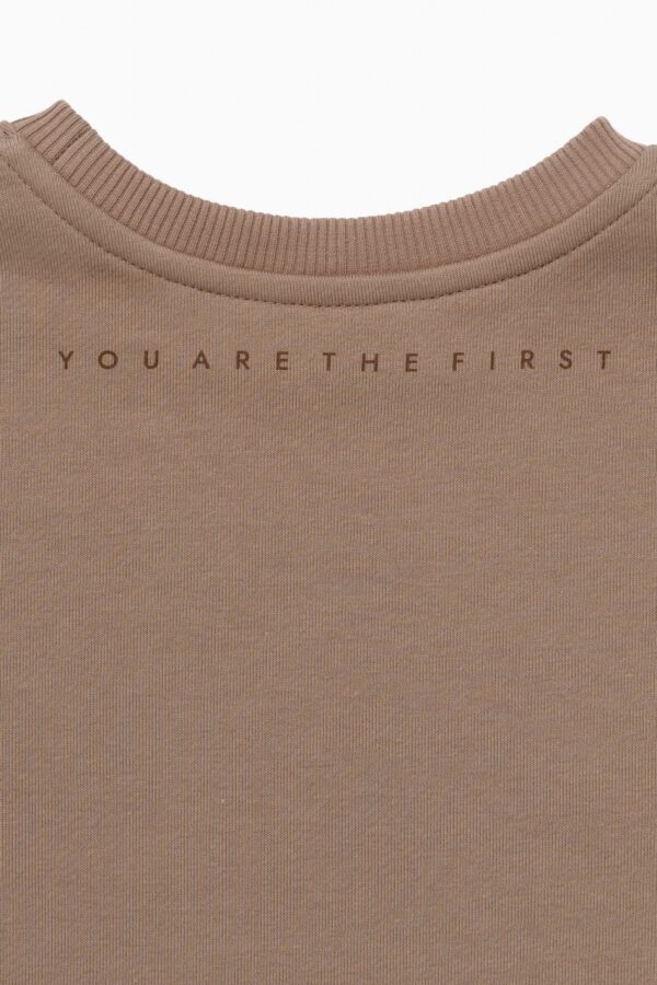 Свитшот. Oversize бежевый 