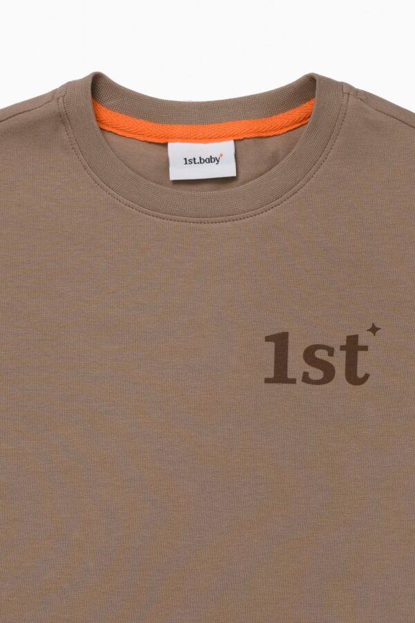 Футболка. Oversize бежевая 