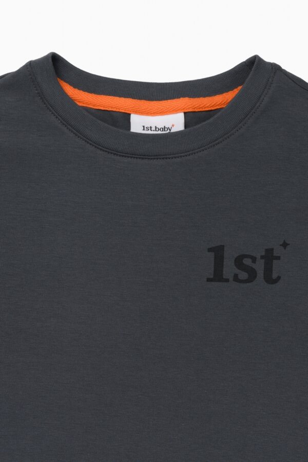 Лонгслив. Базовый графит 