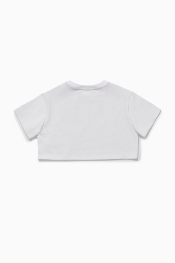 Футболка. Укороченная белая 