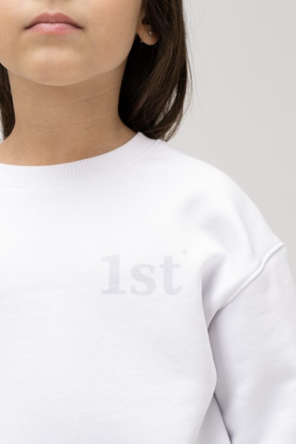 Свитшот. Oversize белый 