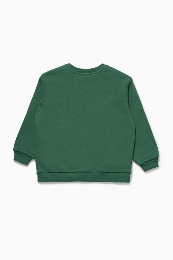 Свитшот. Oversize темно-зеленый 