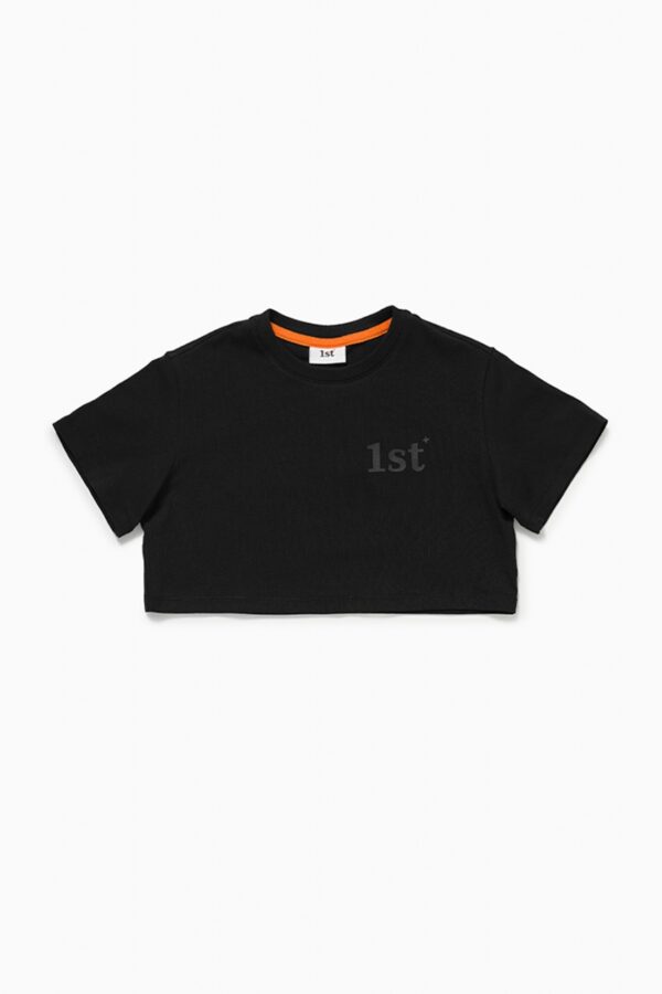 Футболка. Укороченная черная 