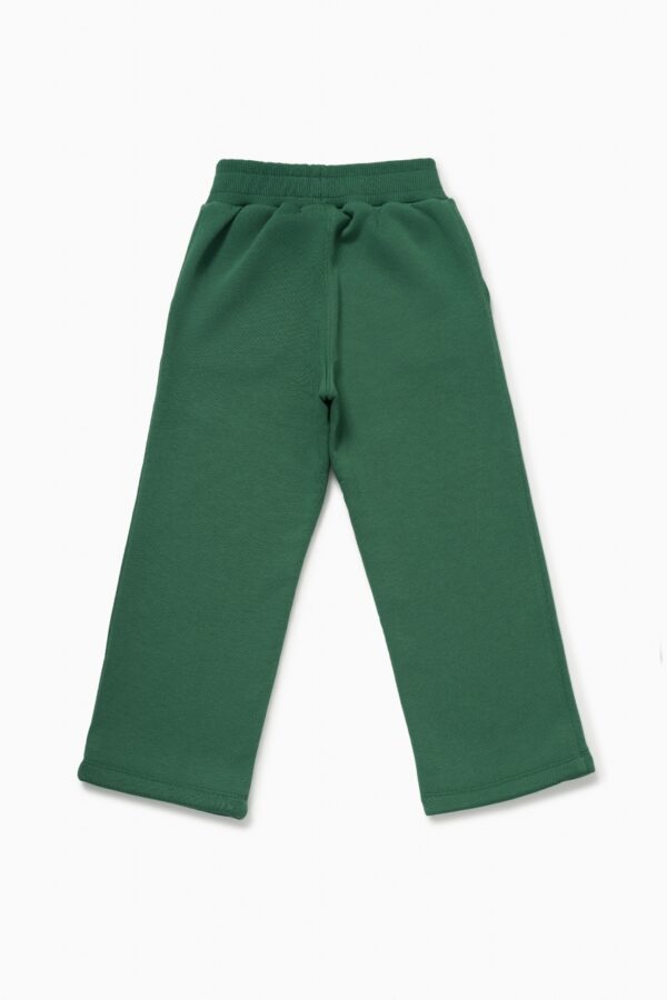 Брюки. Прямые темно-зеленые 