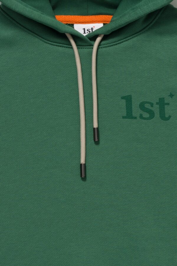 Худи. Oversize темно-зеленый 