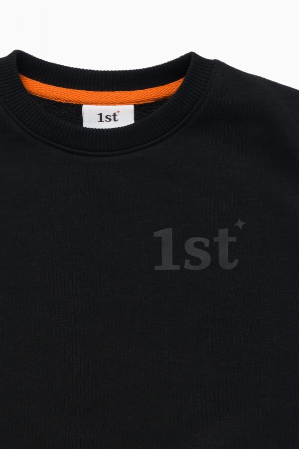 Свитшот. Oversize черный 