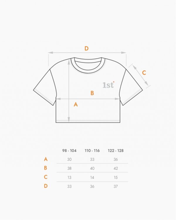 Футболка. Укороченная манго 