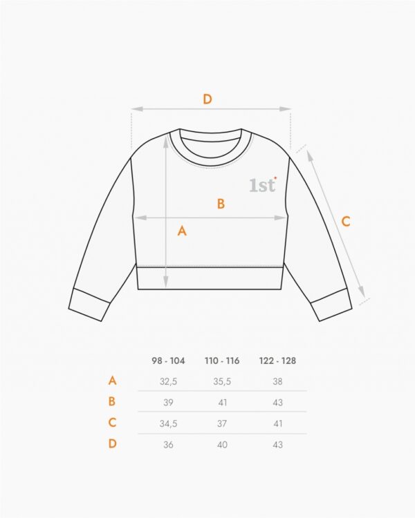 Свитшот. Укороченный белый 