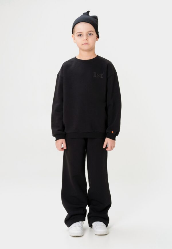 Брюки. Прямые черные "1st"