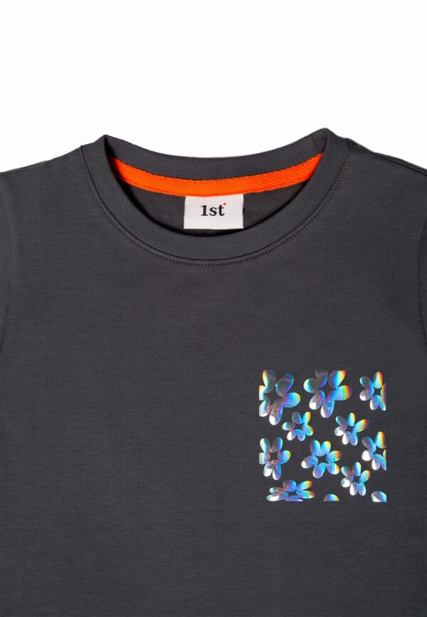 Футболка. Графит голография 