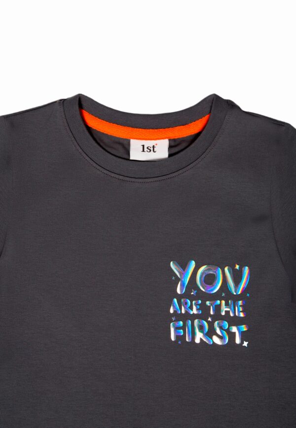 Футболка. Графит голография 