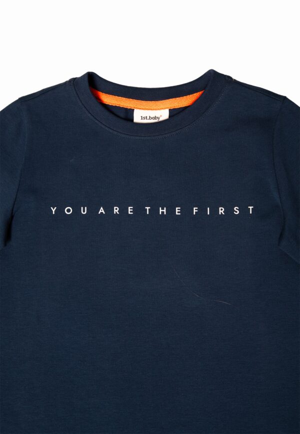 Лонгслив. Базовый индиго 