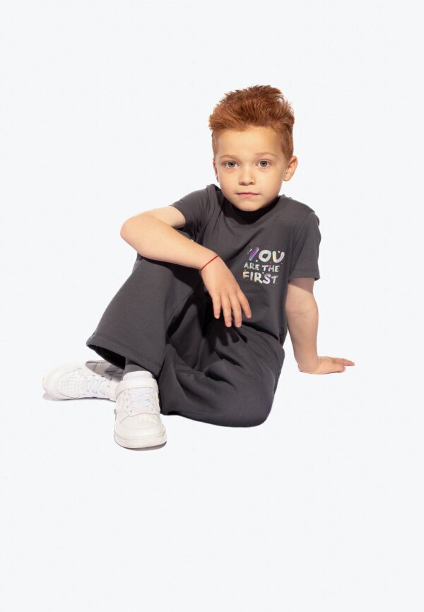 Футболка. Графит голография 