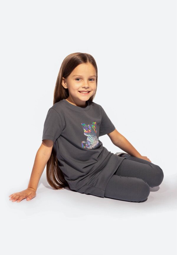 Футболка. Графит голография 