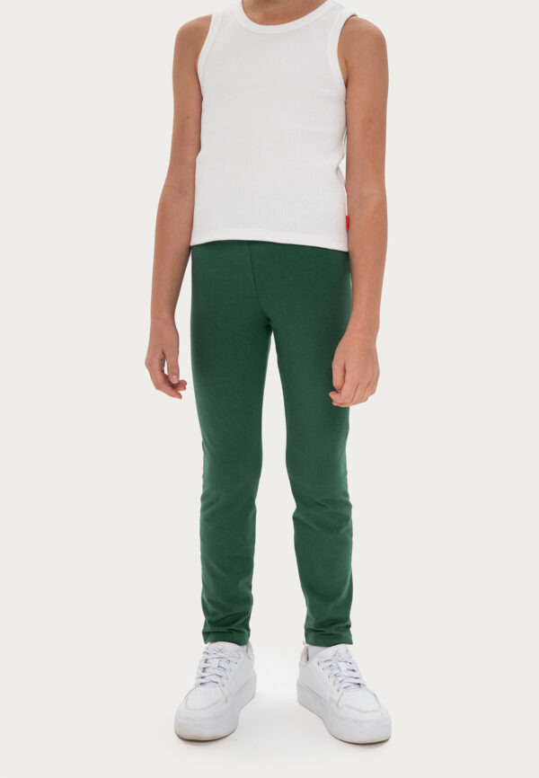 Леггинсы базовые темно-зеленые "1st"