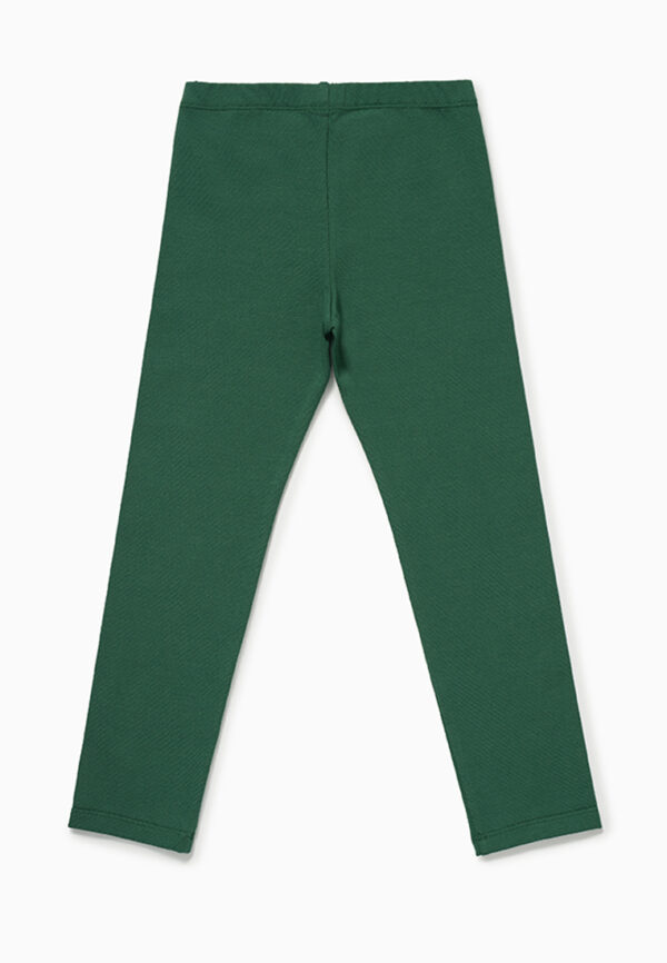 Леггинсы базовые темно-зеленые 