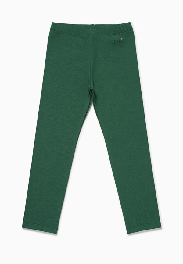 Леггинсы базовые темно-зеленые 