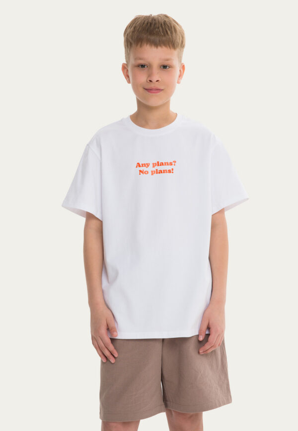 Футболка "no plans"
