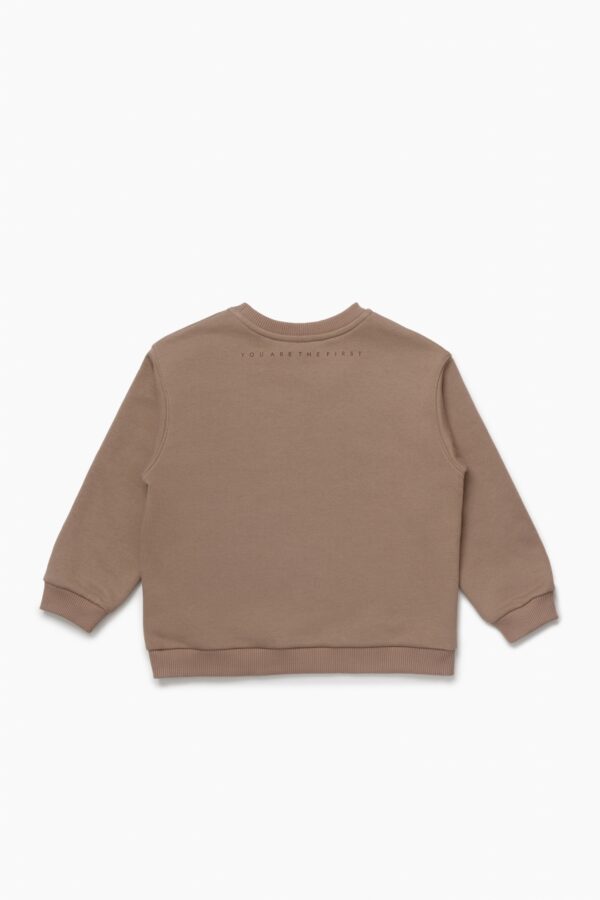 Свитшот oversize бежевый "1st"